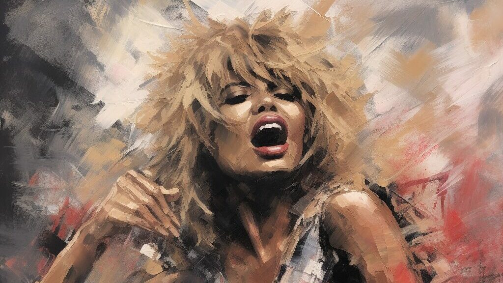 Painting of Tina Turner