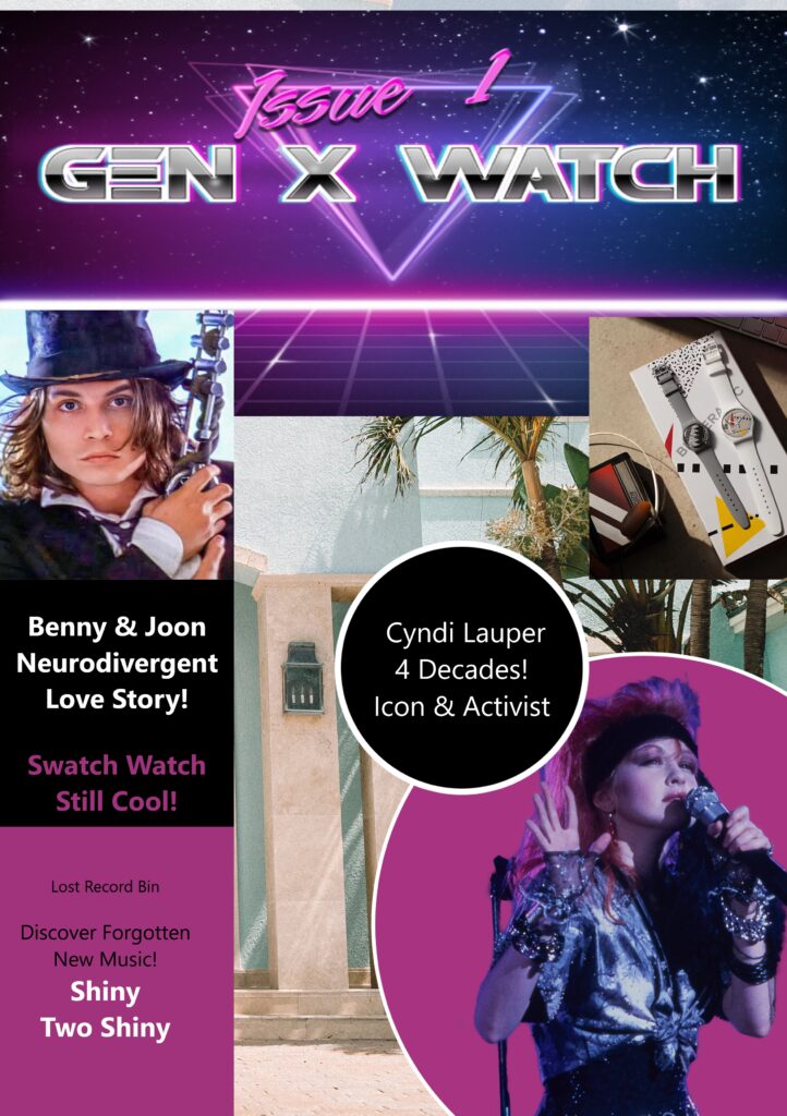 Gen X Watch Magazine Cover using a vintage design