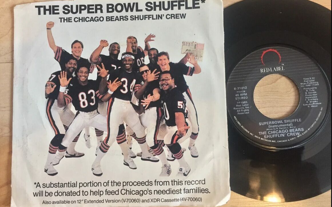 Chicago Bears Shufflin Crew Super Bowl Shuffle album and album cover