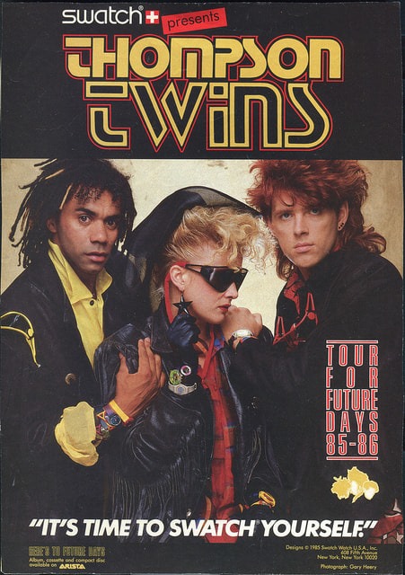 Thompson Twins Swatch Advert from the 80's