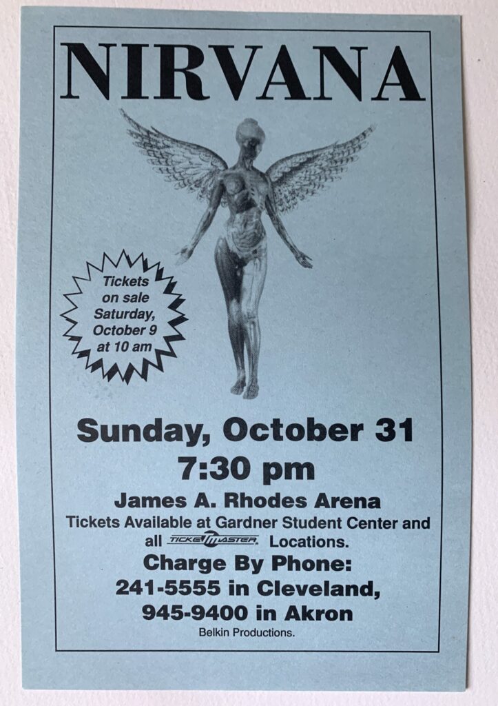 Nirvana Concert Poster