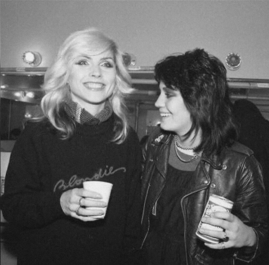 Debbie Harry and Joan Jett