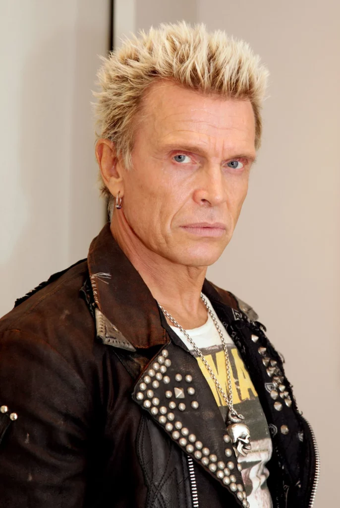 Billy Idol in Biker Jacket and spiked hair
