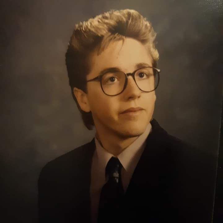 pat green in glasses 1986