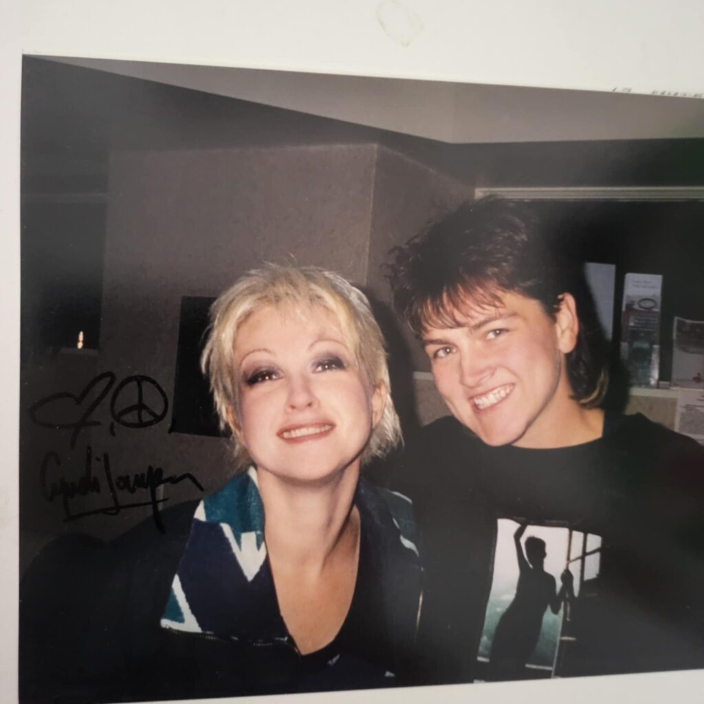 Tina and Cyndi Lauper